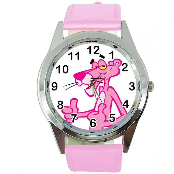PINK PANTHER Steel PINK LEATHER FILM MOVIE CARTOON ANIMATION DVD WATCH