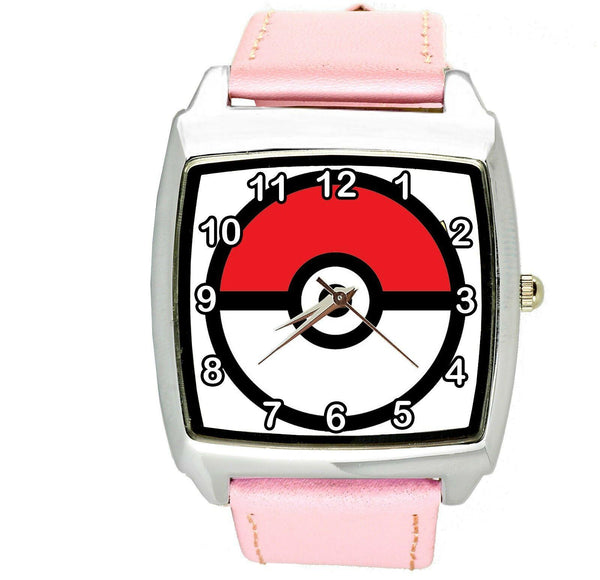 POKEMON GO POKE BALL VIDEO GAME PINK LEATHER FILM MOVIE STEEL SQUARE DVD WATCH
